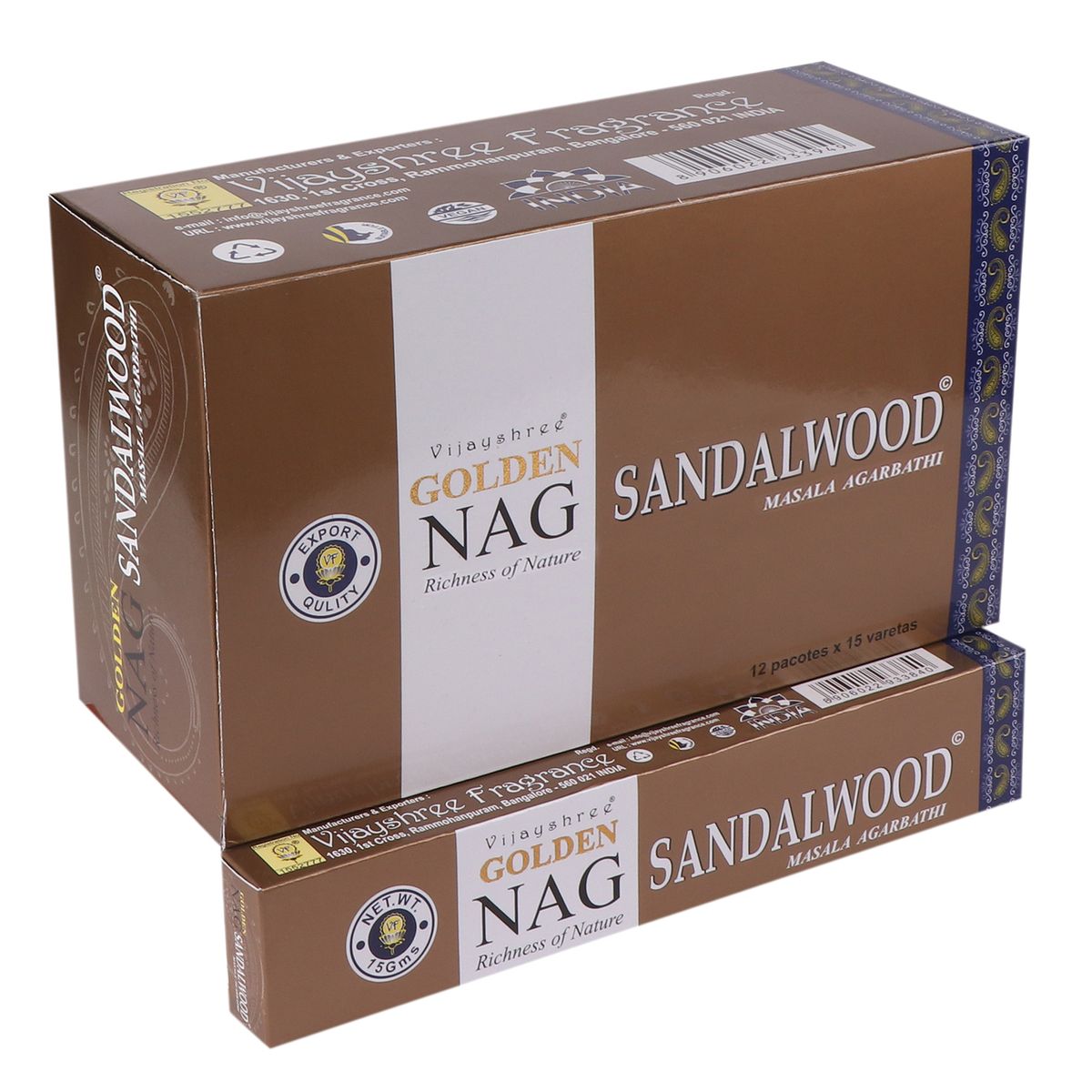 15 g de Dourado Nag - Sândalo