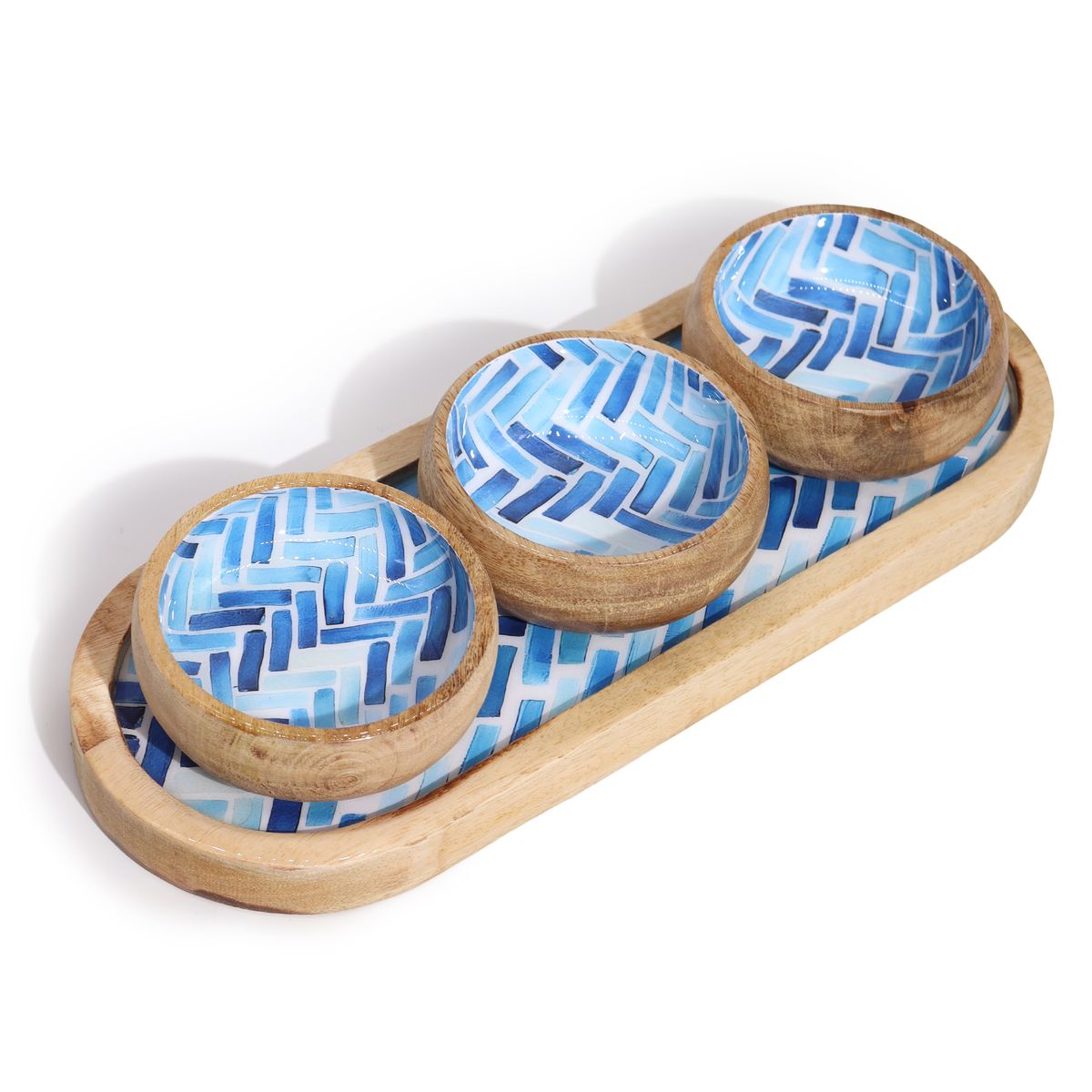 Tigelas, Bandejas e Posavasos de Madeira de Manga