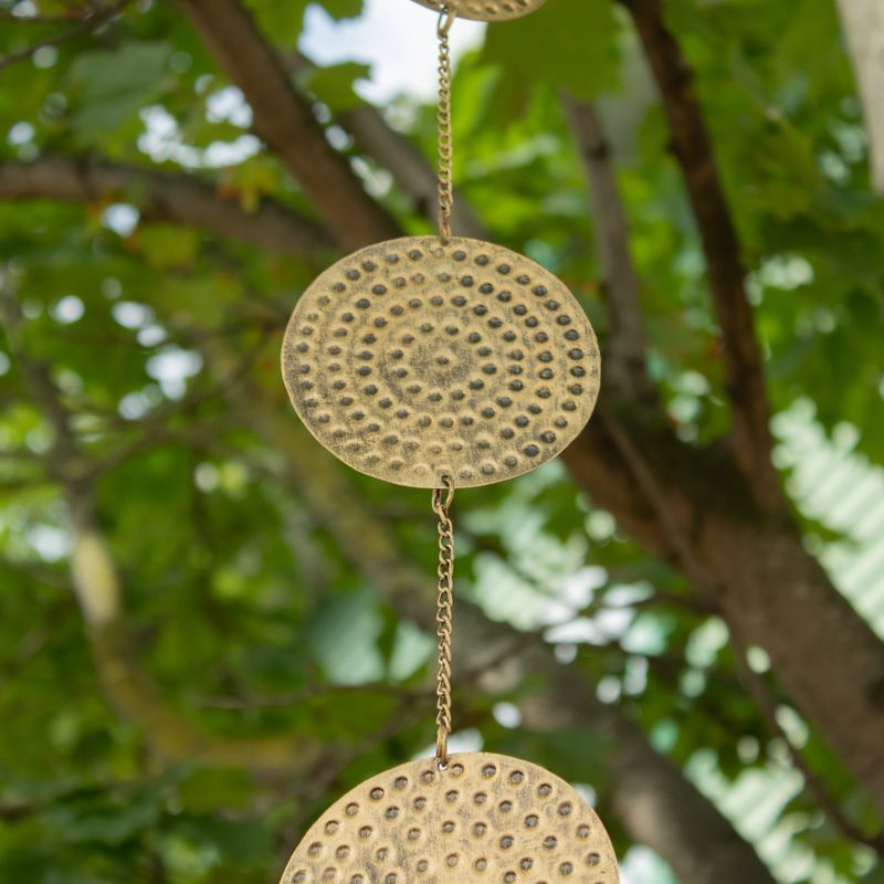 Indian Chimes - Brass Moon Phases Drop with Bell - 1m