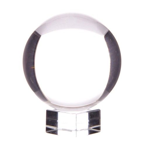 Esfera de cristal com suporte 110 mm