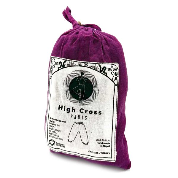 Штани для Йоги та Фестивалів High Cross - Принт на Фіолетовому