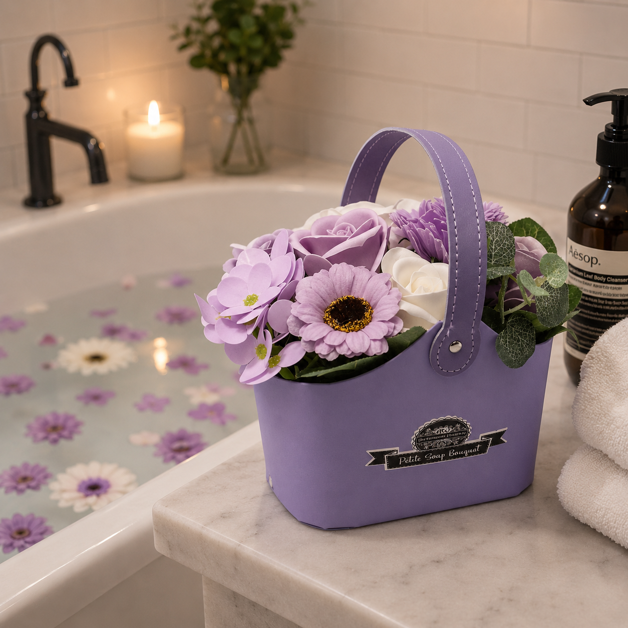 Petite Soap Flower Bouquets
