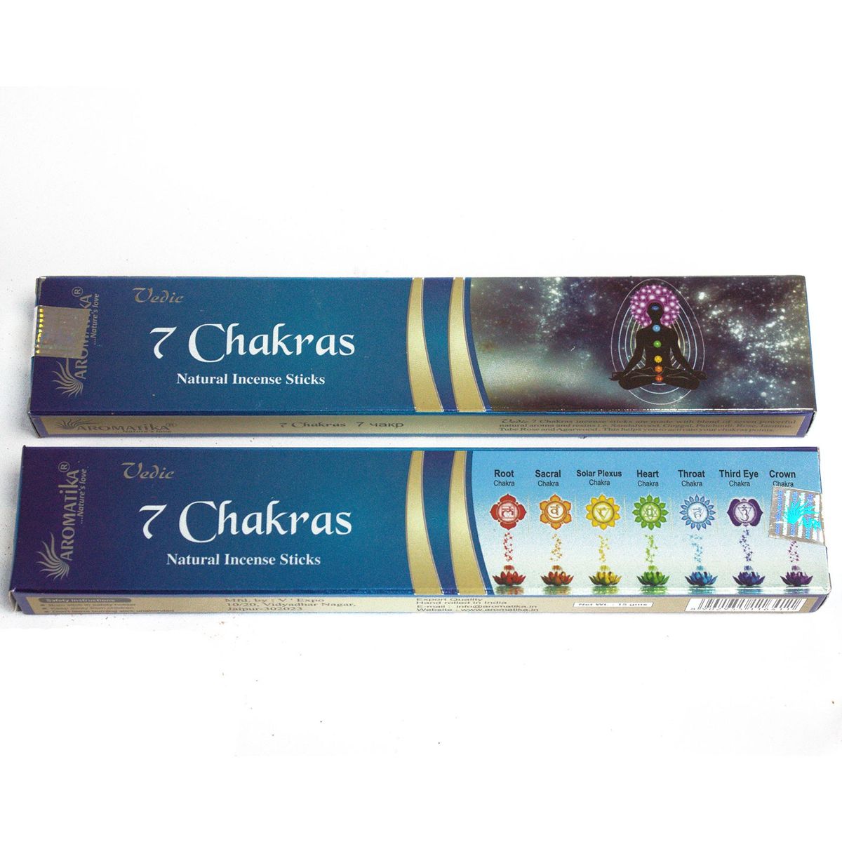 Védico - Incensos - 7 Chakras