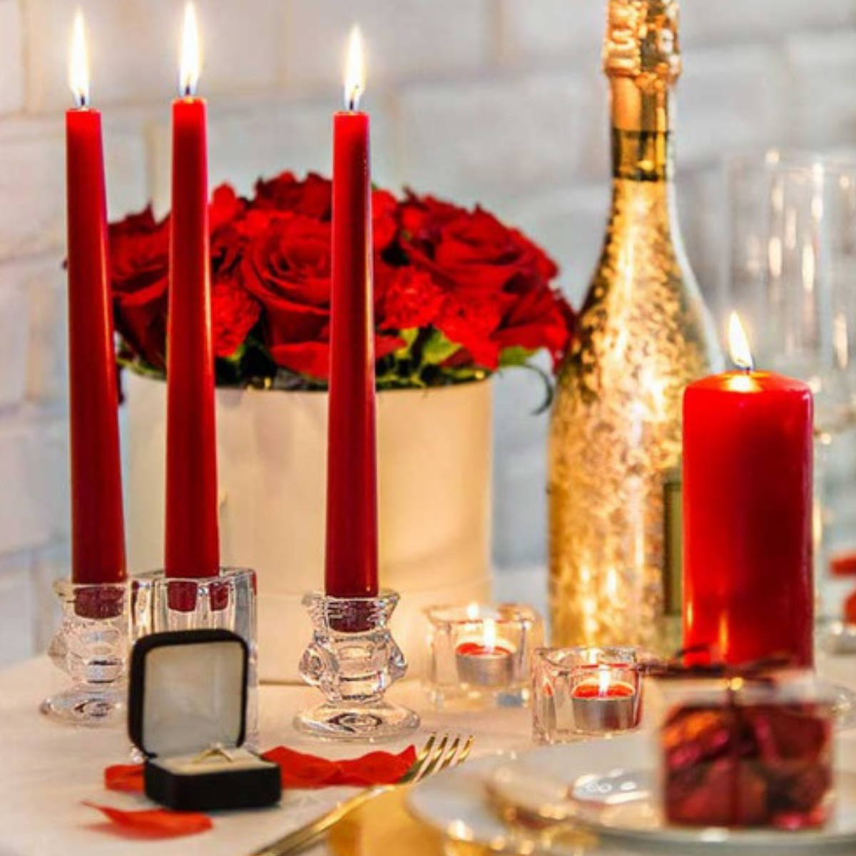 Velas de mesa