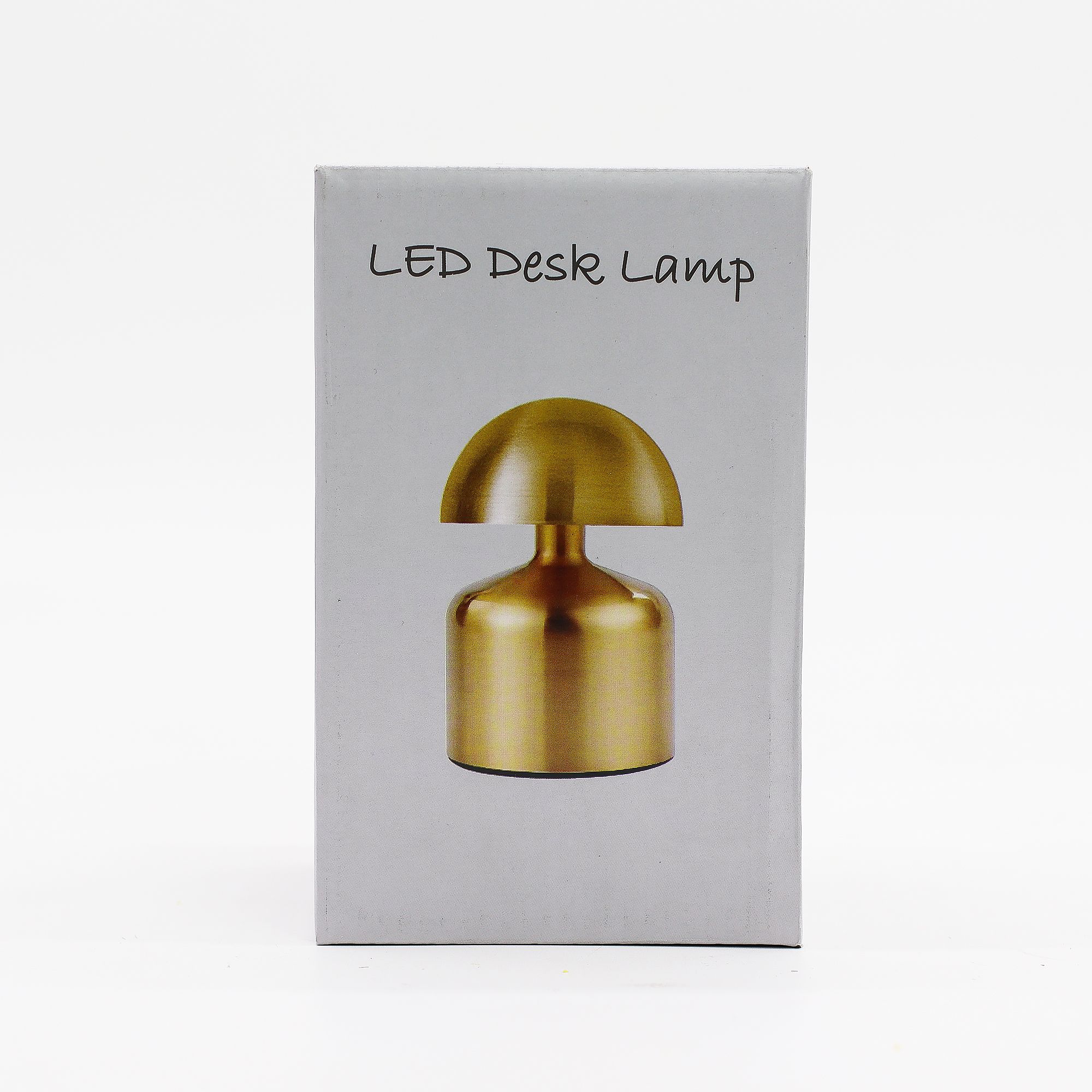 Лампа с допир - Плоска гъбовидна бронзова - USB-C LED светлина