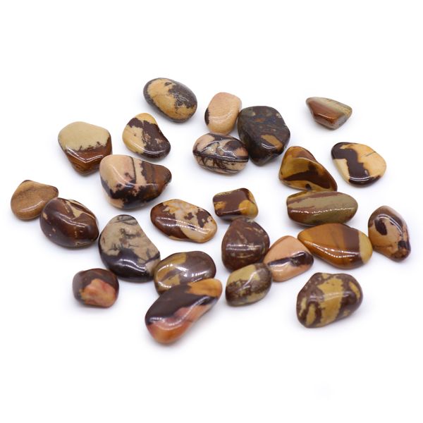 Малък африкански камък за полиране - яшма Nguni