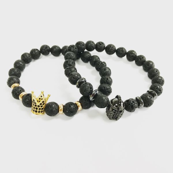 Bracelet Pierre Fine - Aile d'Ange/ Agate Noire