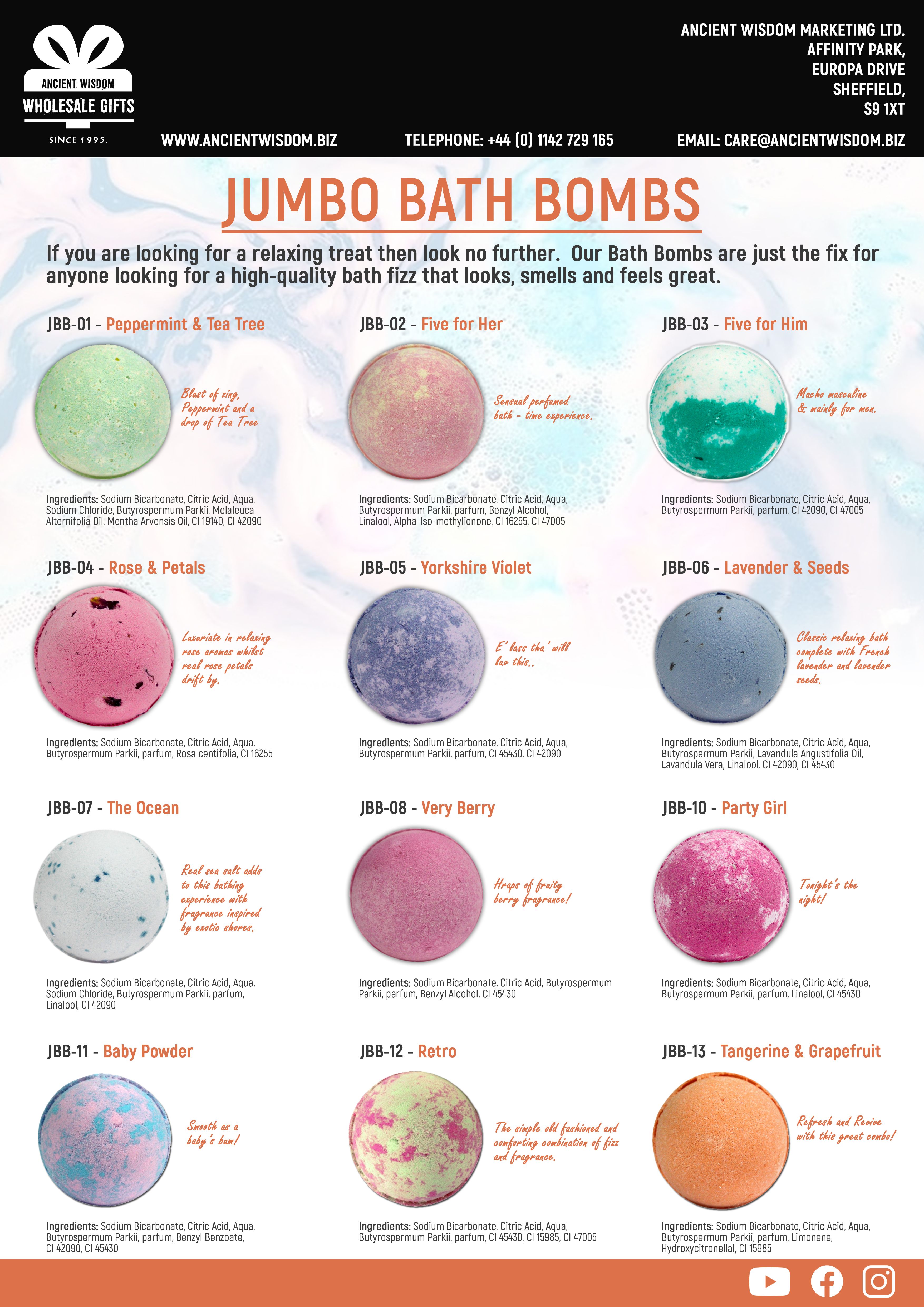 Pack Inicial de Bombas de Banho Jumbo