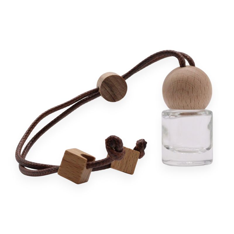 Clear - Car Diffuser Hanging Bottles - 8ml - (3 assorted designs x 4)