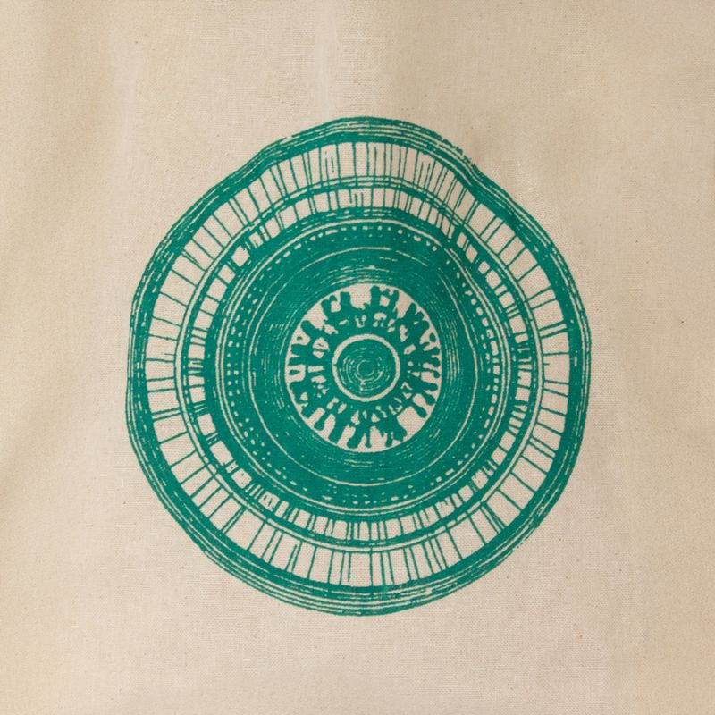 Iconic Mini Gift Tote Bag - Urban Mandala (4 assorted colours) - (25x20cm) - Natural 4oz