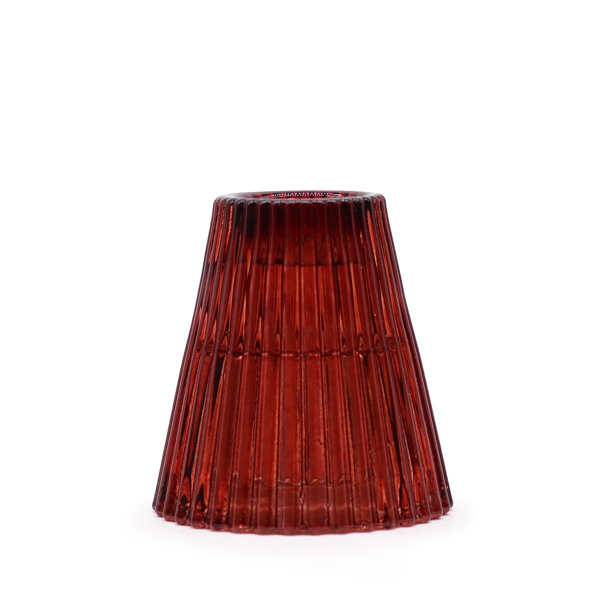 Castiçal reversível para jantar / vela de chá - Vermelho Vampiro