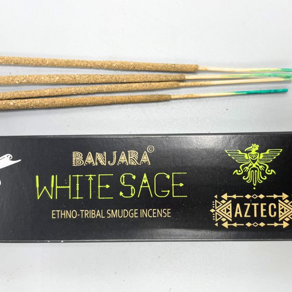 Encens de Fumigation Tribal Banjara - Sauge Blanche