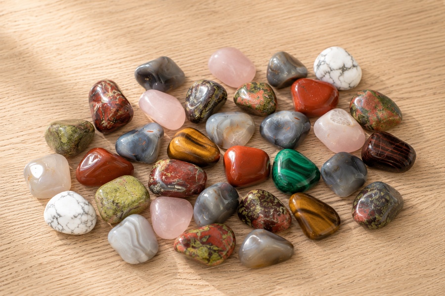 African Tumbled Gemstones