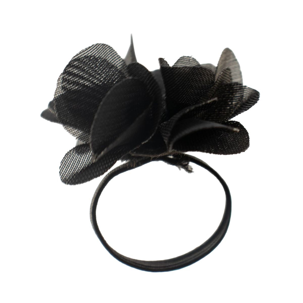 Anéis difusores de chiffon com fragrância – Preto (03)