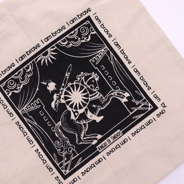 Sac en toile de coton Hop Hare – Je suis courageux·se