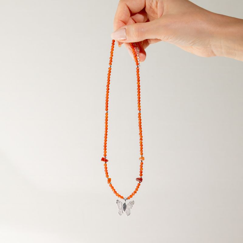 Nymph Spirit Gemstone Necklace Set - Blood Moon