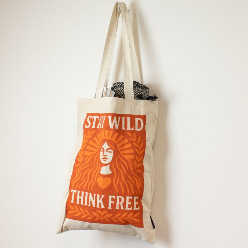 Iconic Toni Tote Bag - Stay Wild (41x31cm) - Natural 10oz