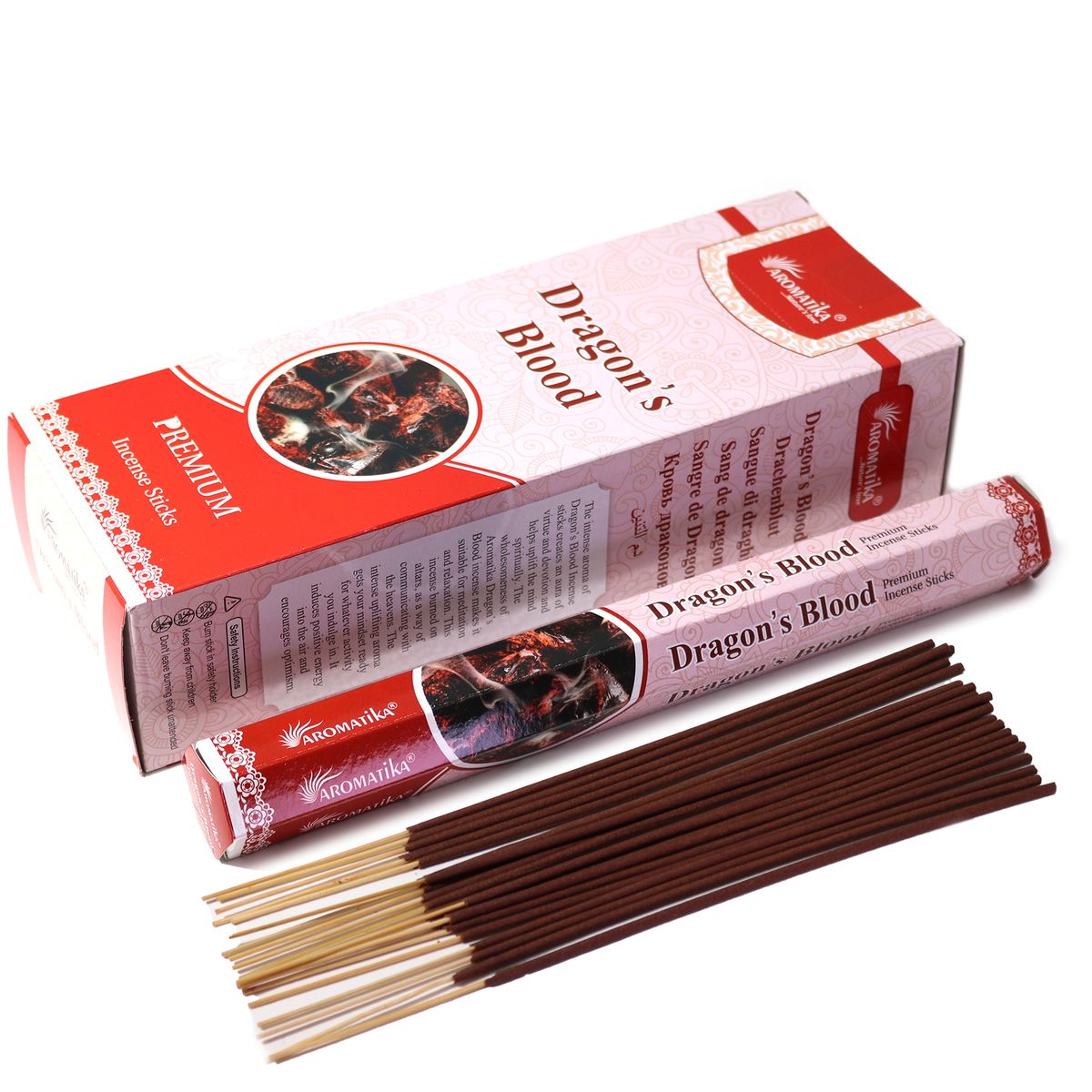 Incenso hexagonal sem carvão Aromatika - Sangue de Dragão