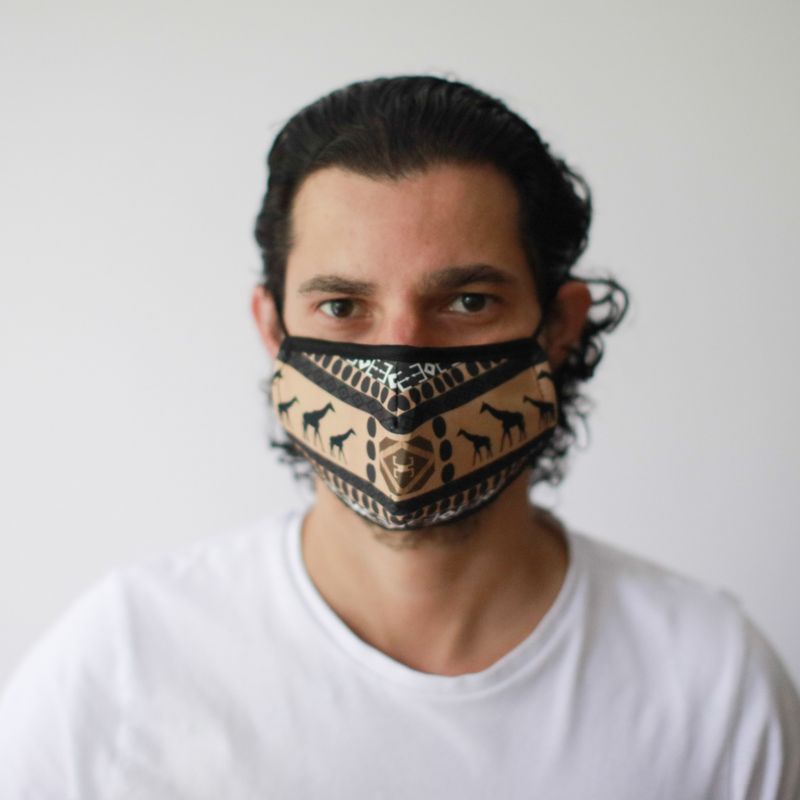 Masques Personnalisés en Tissu Adulte - Tribal Afrique