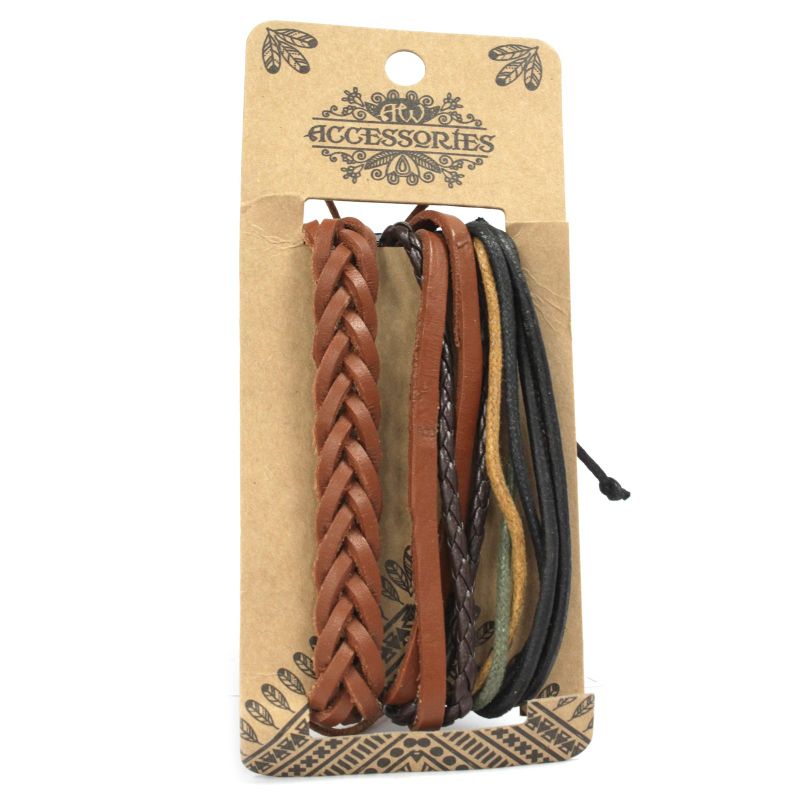 Set de Bracelet pour Homme - Bronzés (assortis)