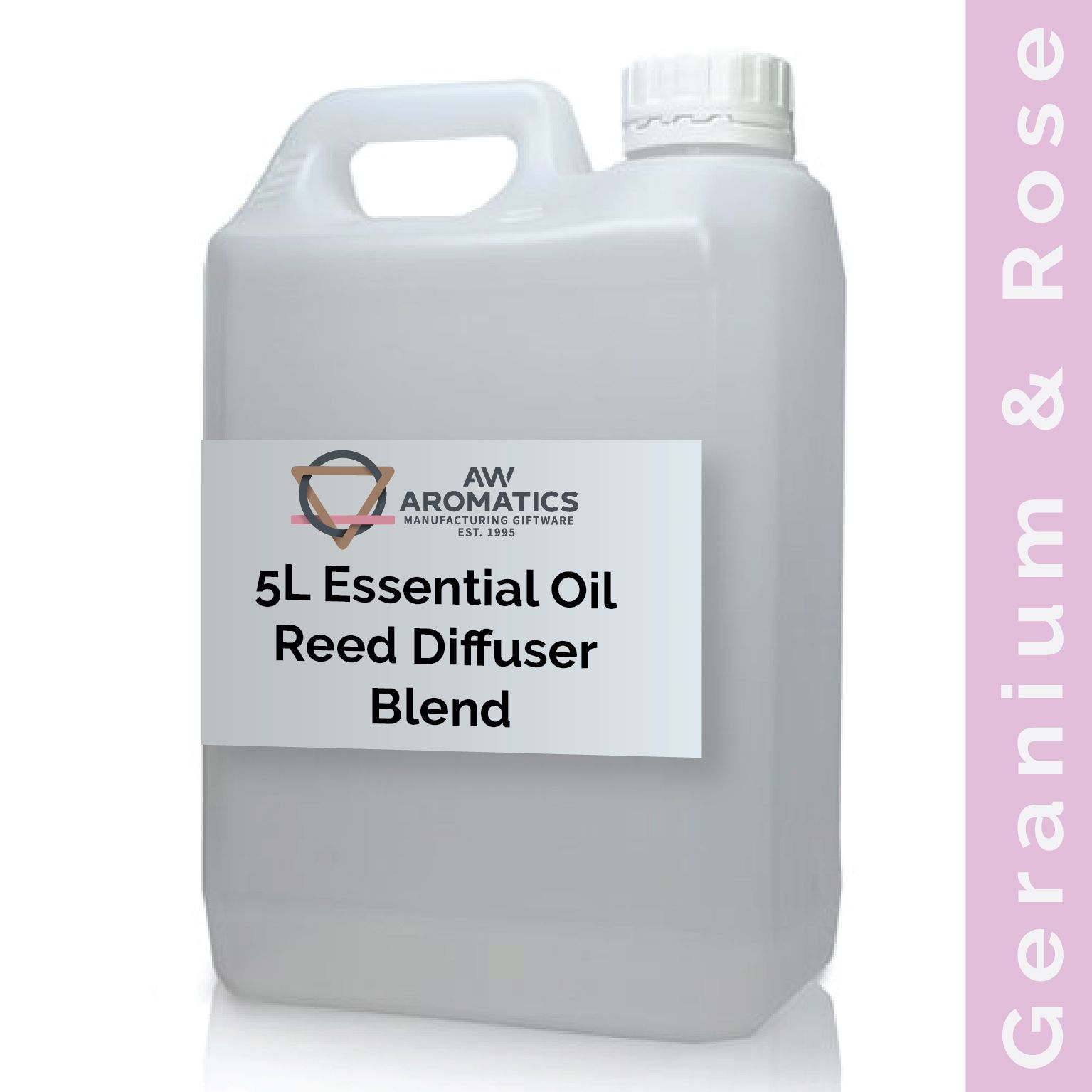 5l Blend Eteričnih Ulja za Difuzor sa Štapićima - Geranij i Ruža