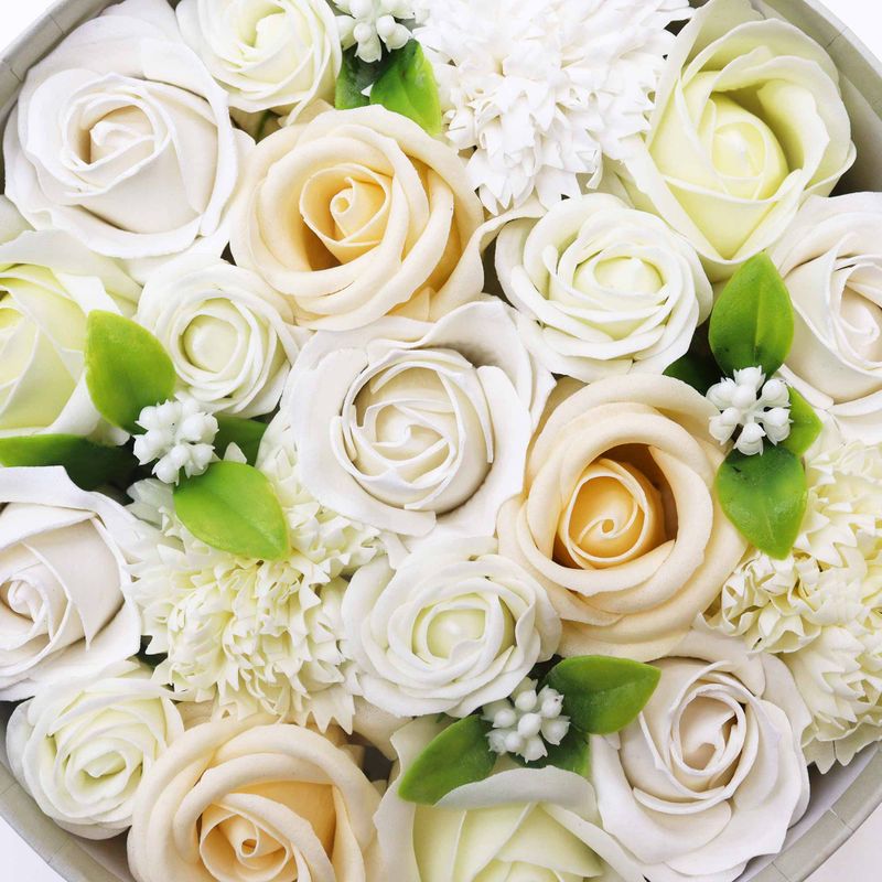 Boîte Ronde - Mariages - Blanc & Ivoire