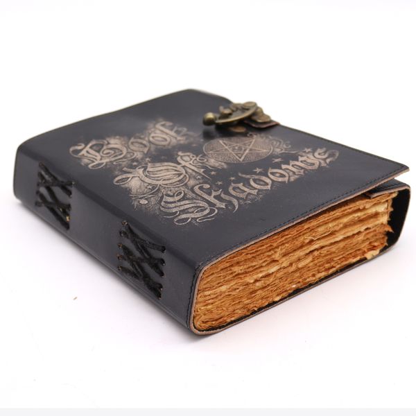 Шкіряний Блокнот "Book of Shadows" із Необрізаним Краєм 21х15 cm