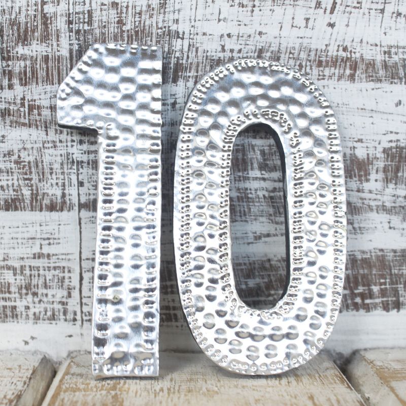 Petites Lettres en Aluminium – chiffres 1 à 0