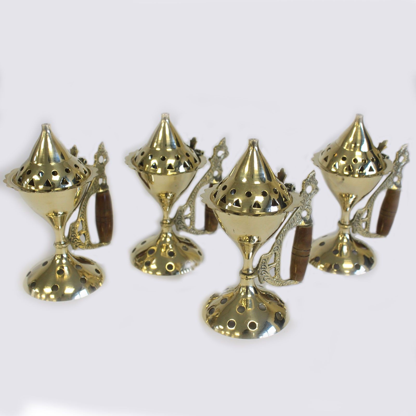 Quemador cónico grande con asa