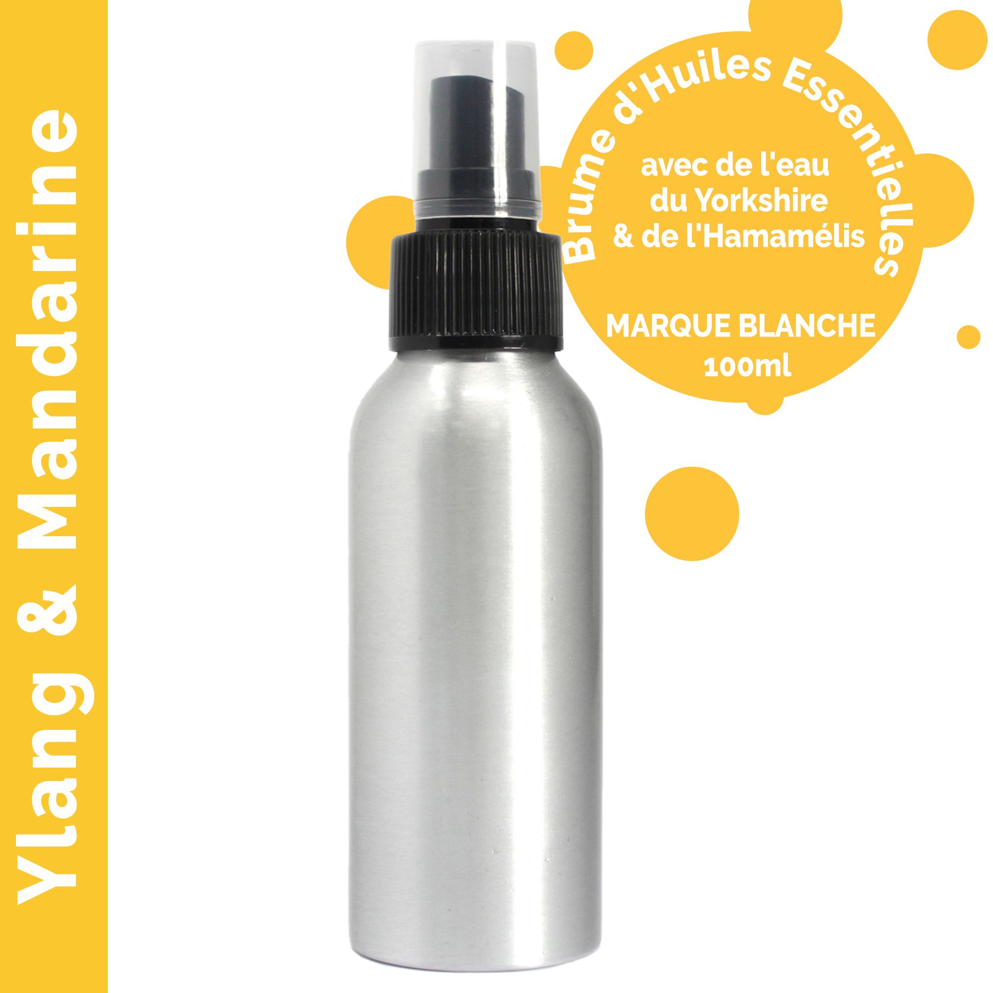 100ml Sprej s Eteričnim Uljima Ylang Ylang & Mandarina - Bez Etikete