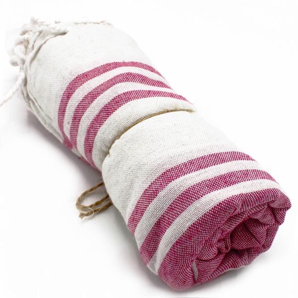 Serviette de Hammam Spa - Rose Coucher de Soleil - 90x170cm