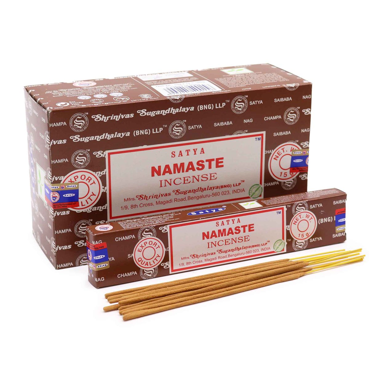 Bastões de incenso Satya 15 g - Namaste