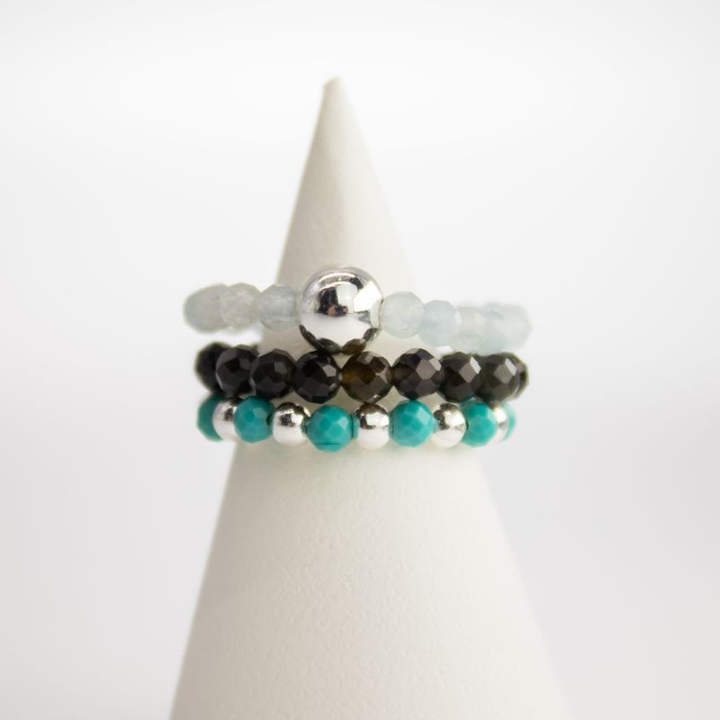 Ring Sets Nymph Spirit Gemstone - Endless Ocean