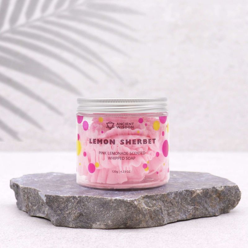 Jabón Crema Batida Limonada Rosa 120g