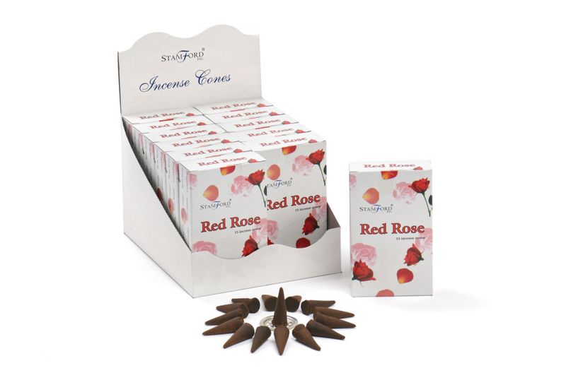 Cônes Stamford Premium - Rose Rouge