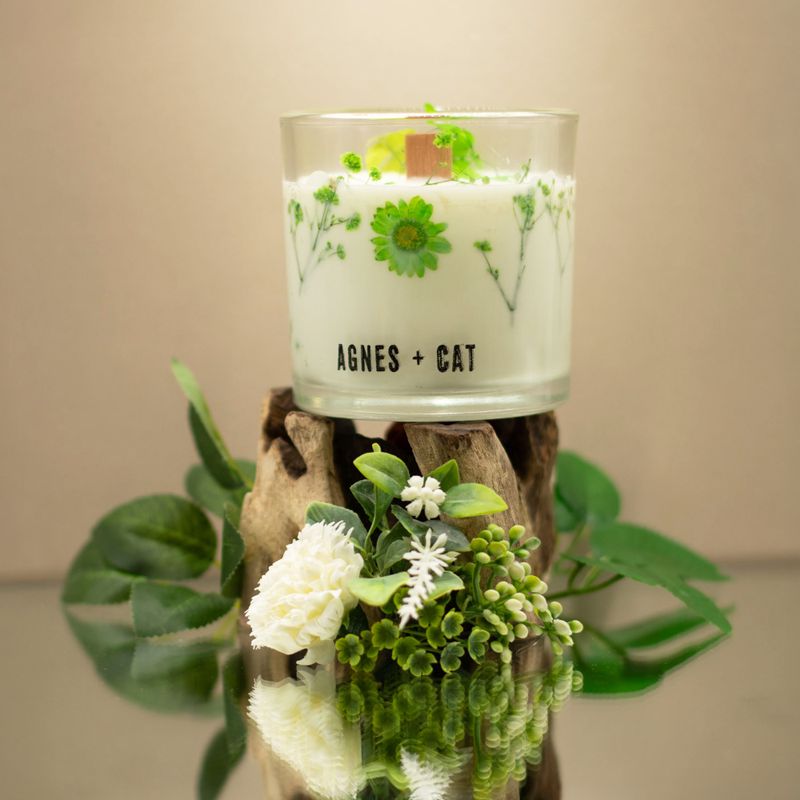 Agnes + Cat Extra Large  Crackle Soy Candle - Fellberry