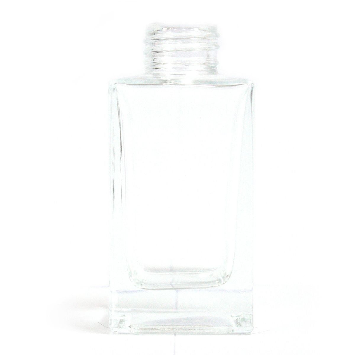 100 ml Frasco difusor quadrado com palheta longa - Transparente