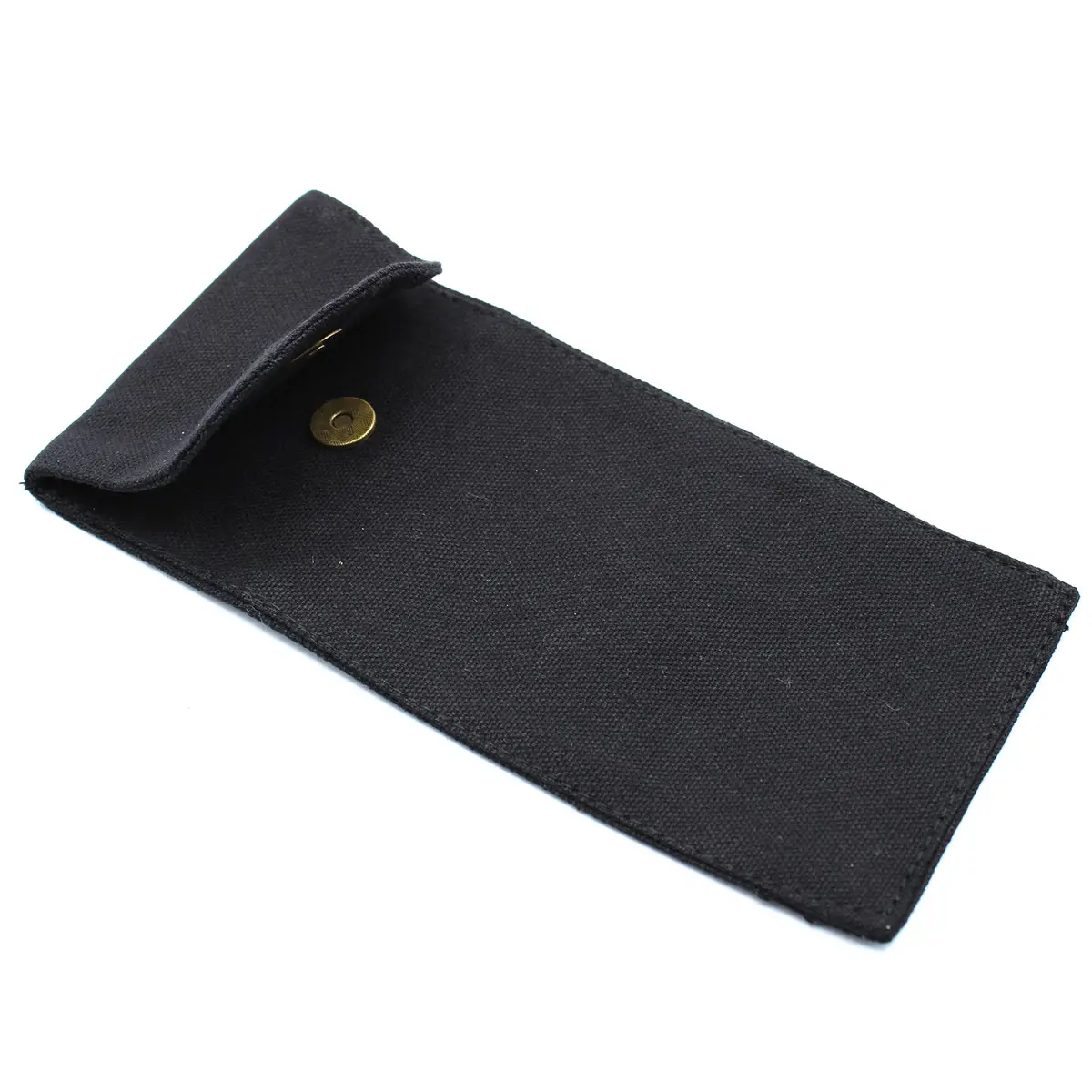 Cotton Pouch for Gemstone Face Rollers 10oz - Black 9x19xm — Crystals · GlowDuty apothecary