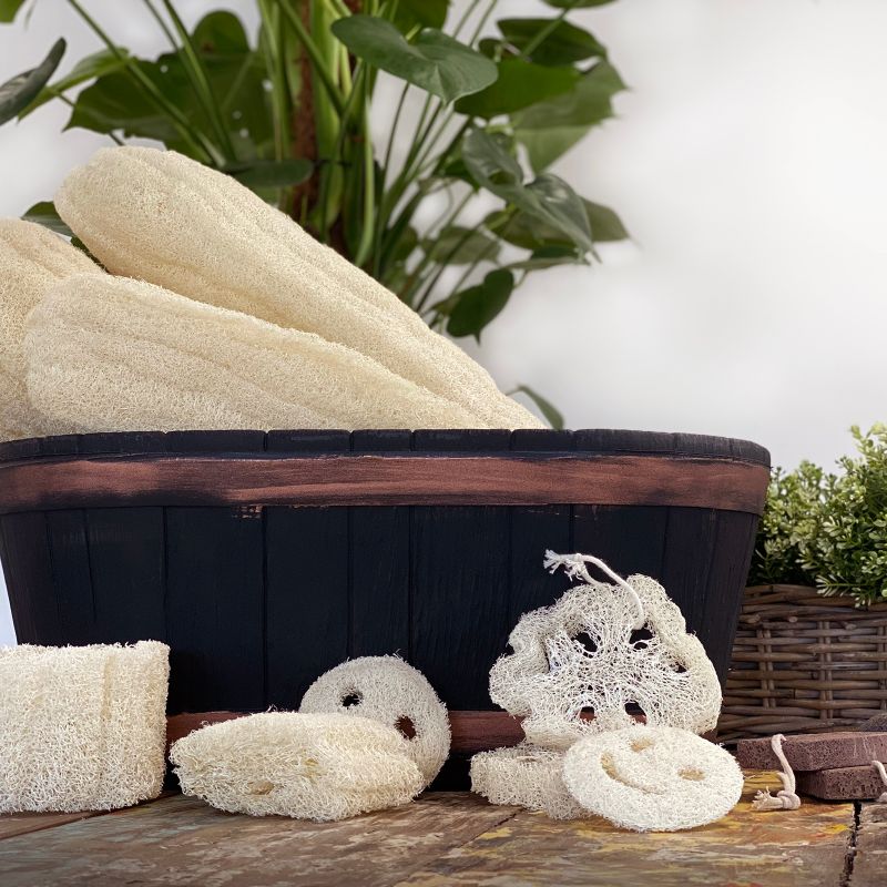 Loofah Visage Souriant