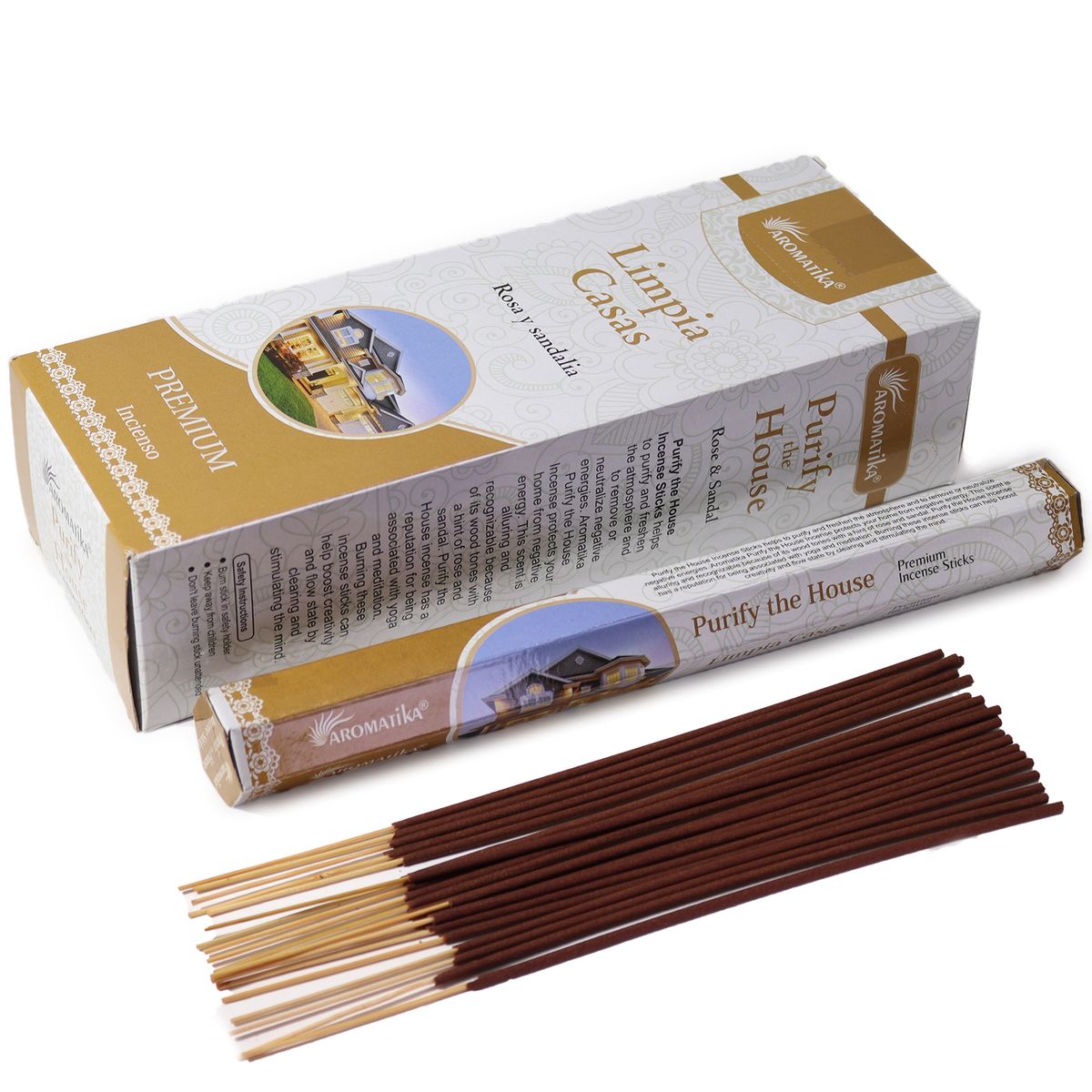 Incenso hexagonal sem carvão Aromatika - Purifica a tua casa