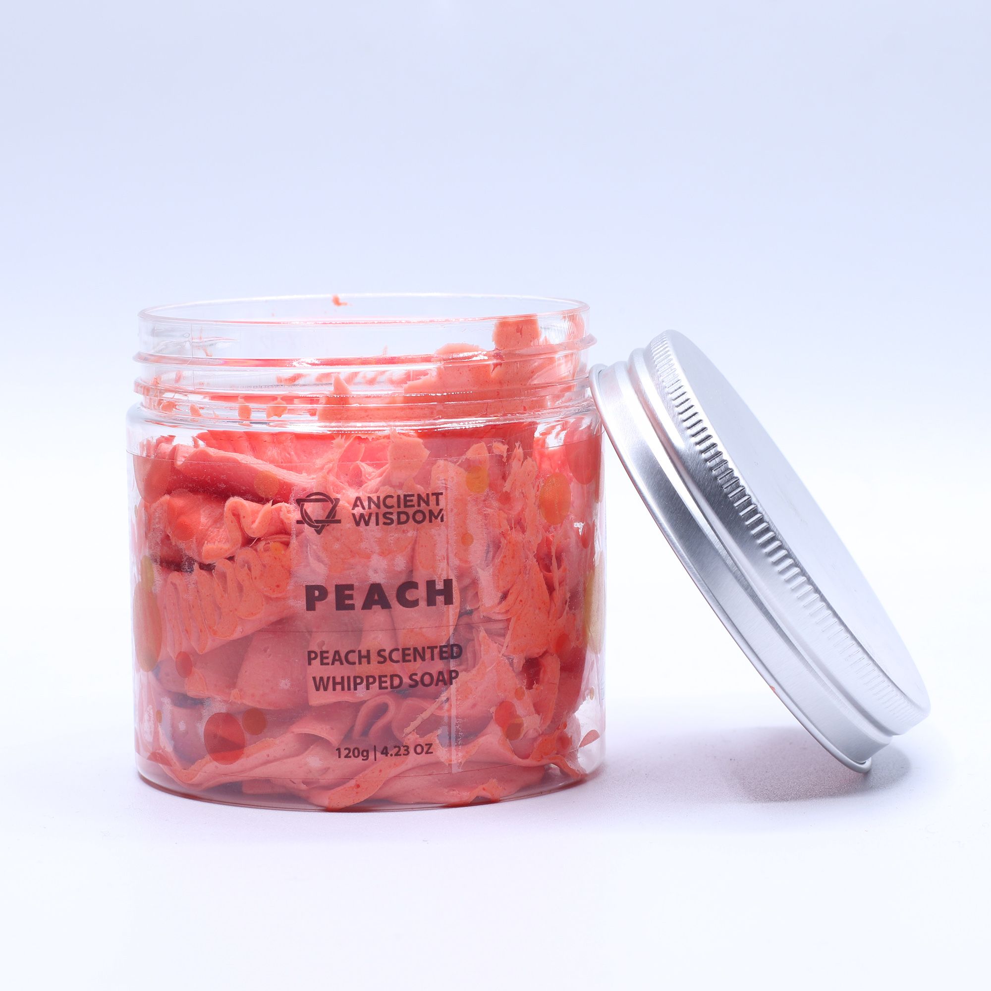 Peach Whipped Soap 120g - Refreshing Peach Scented Body Wash