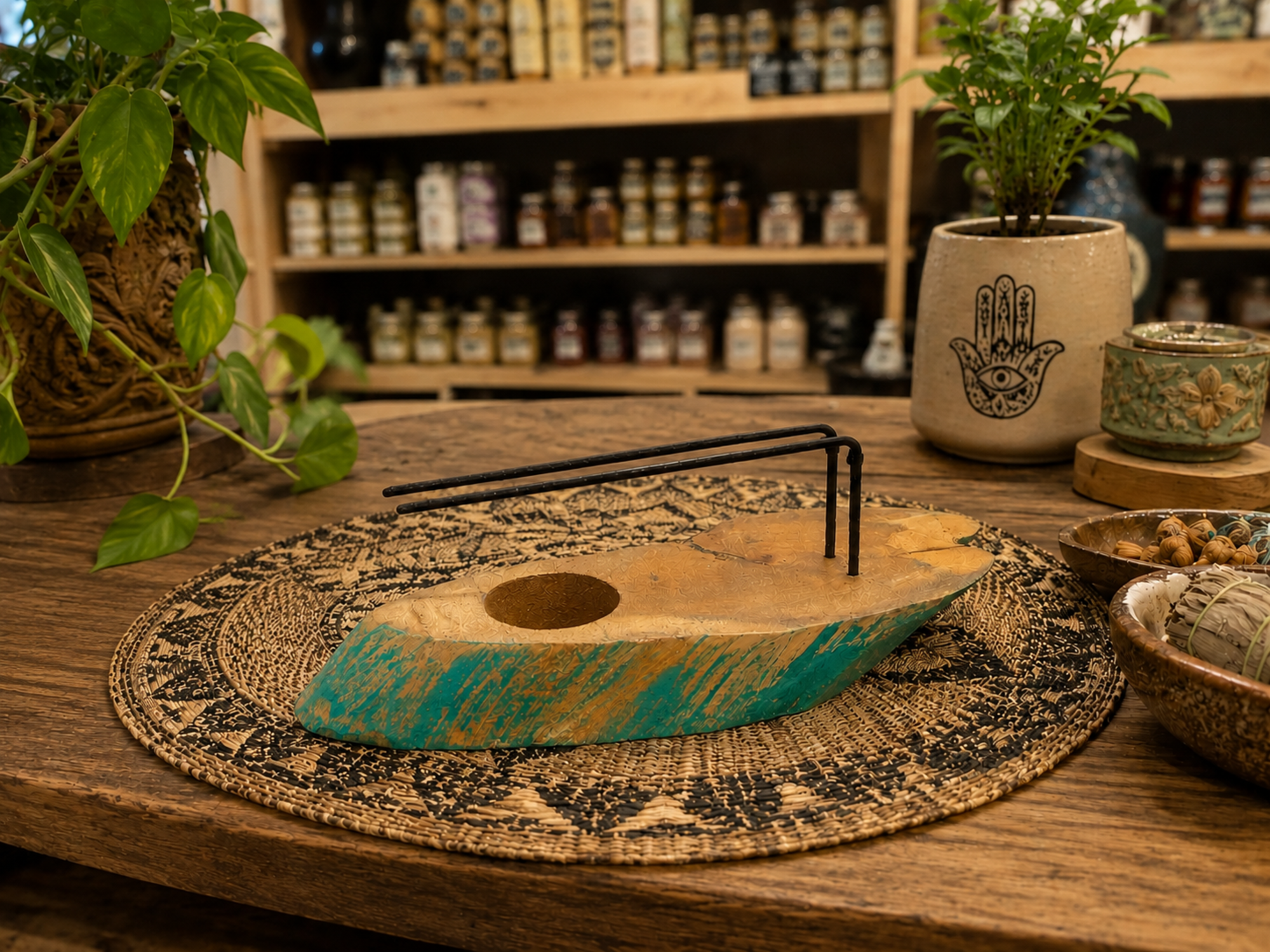 Drewniane Podstawki na Palo Santo