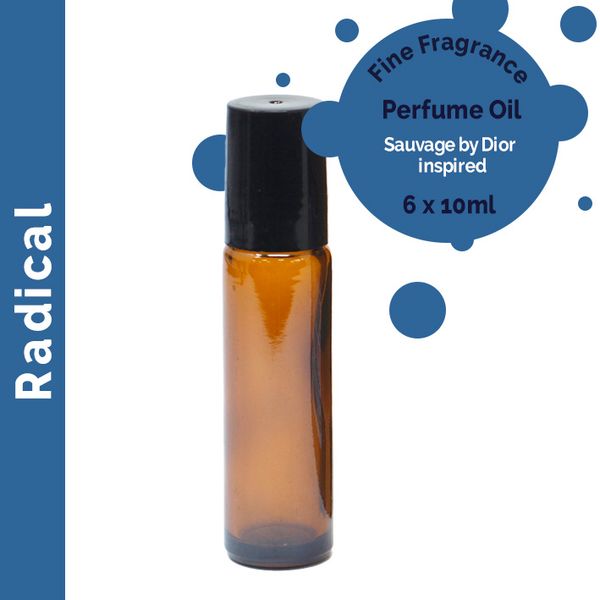 Radikal Parfymerade Roll-On Oljor 10ml - Utan Etikett