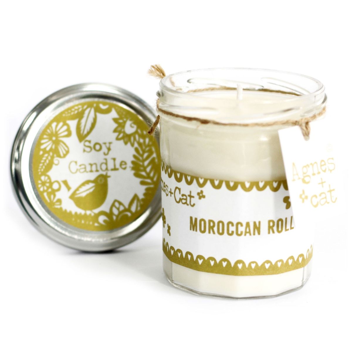 Velas em Frasco de Vidro - Moroccan Roll