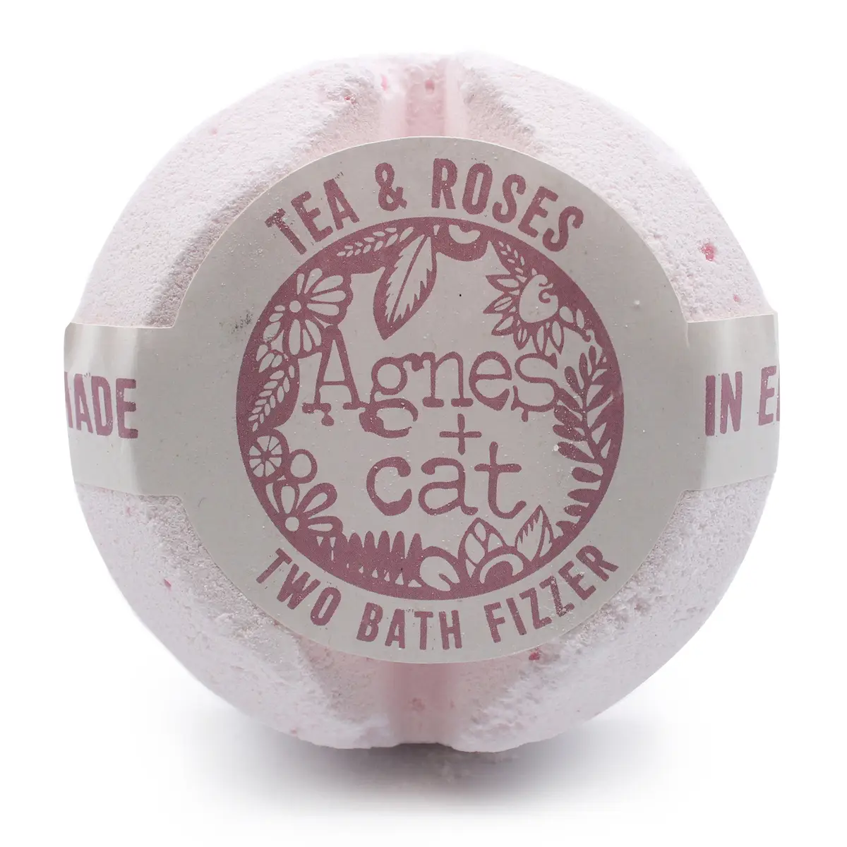 Agnes + Cat Bath Fizzer - Tea and Roses — Bath · GlowDuty apothecary