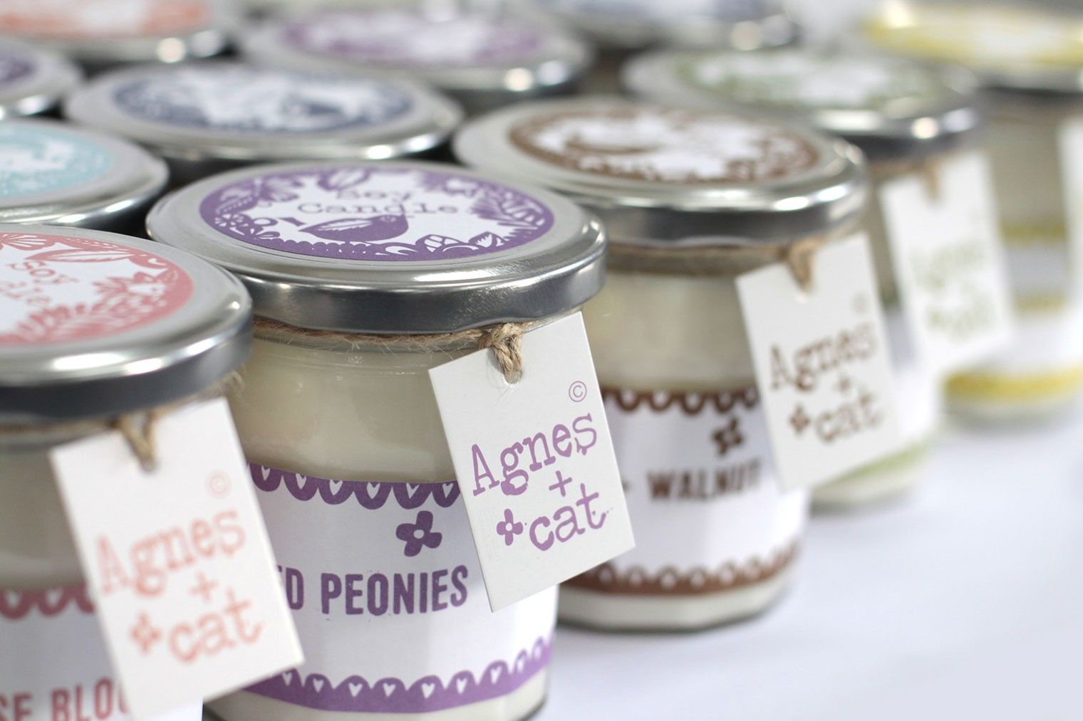 220g Sojina Svijeća u Teglici - Dolly Blue