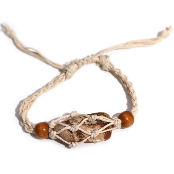 Bracelet en Cristal et Pierres Précieuses 20-28cm/7.8-11inch - Naturel