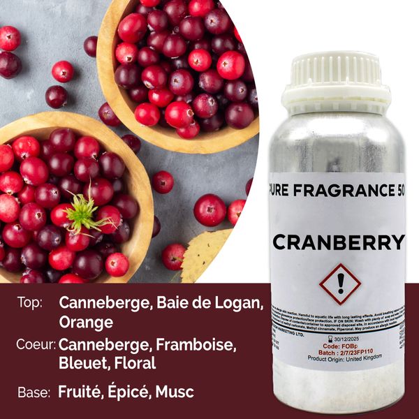 Huile de Parfum Pure Canneberge - 500ml