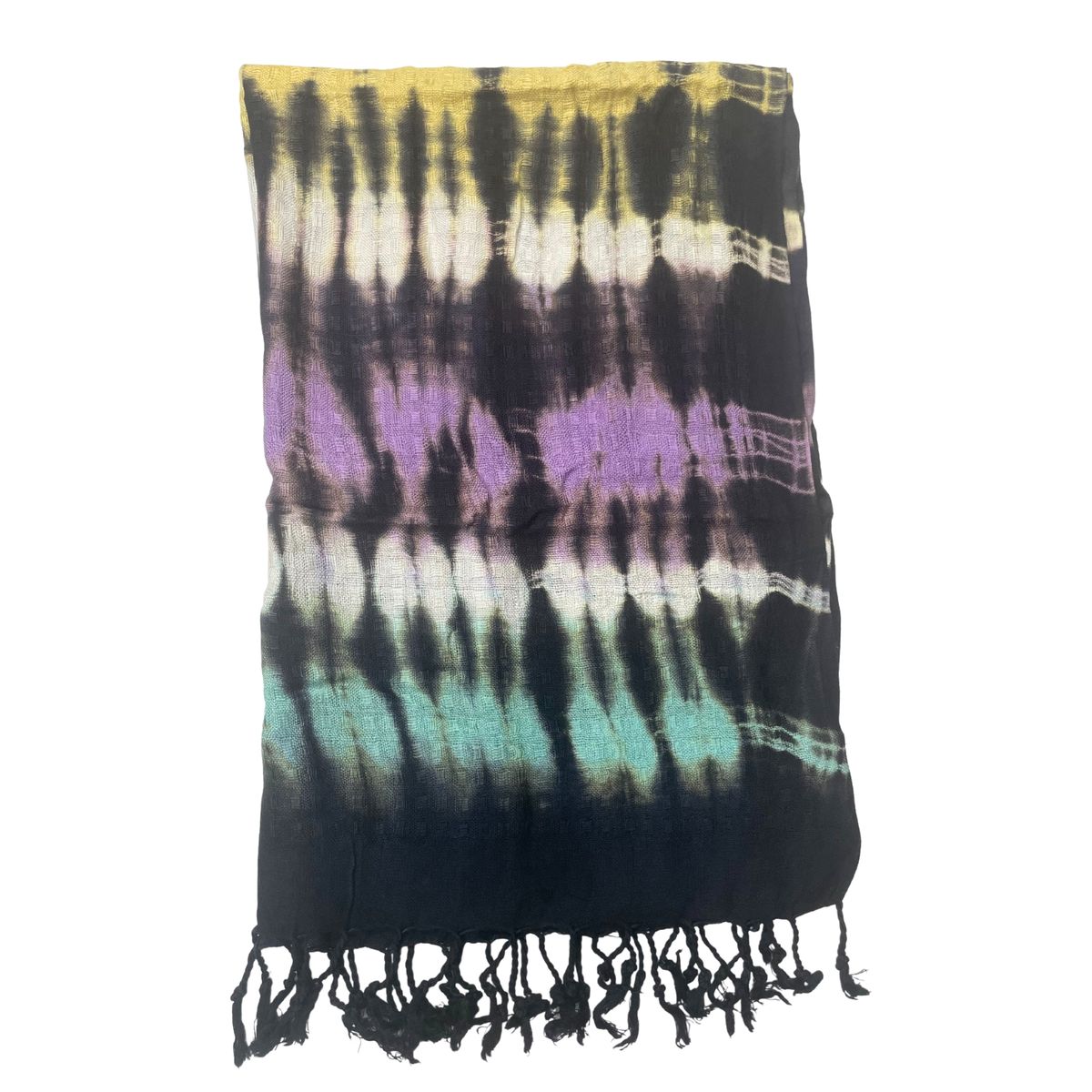 Estola/Cachecol Boho Java Art - Listras variadas - 62 x 200 cm