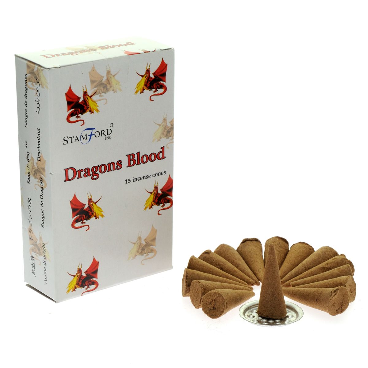 Conos de incenso de Dragões de Sangue